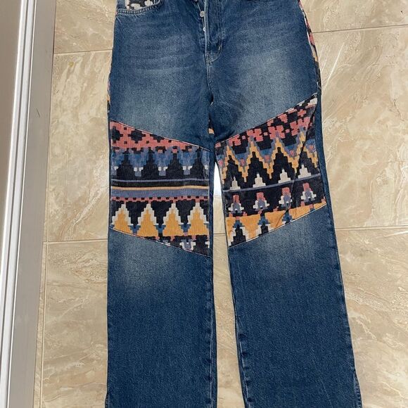 FREE PEOPLE Women’s Rocky Mountain Straight Leg Jeans jeans 24 NWOT. 
$170 - Picture 6 of 12